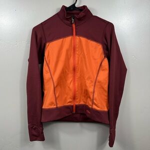 Patagonia Women’s Wind Shield Top Jacket Bonfire Orange/Pandora Red Small